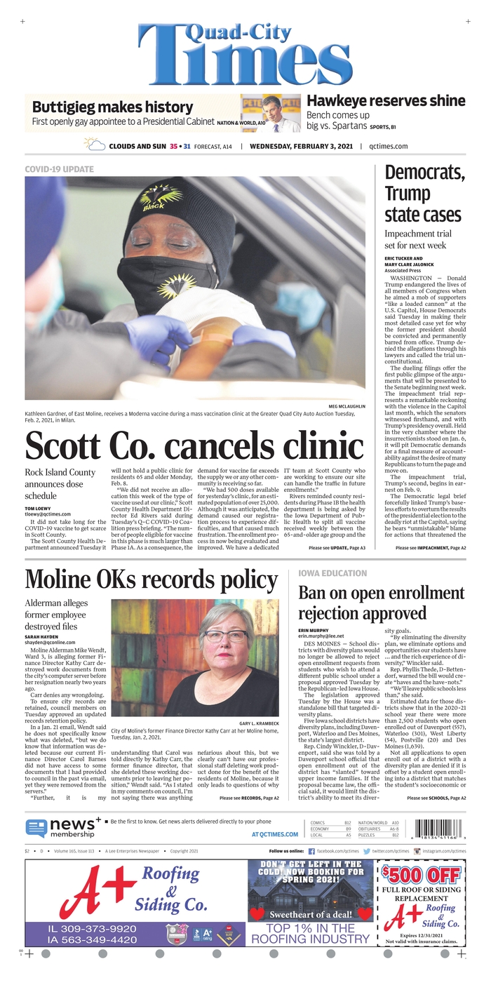 Quad City Times - Iowa