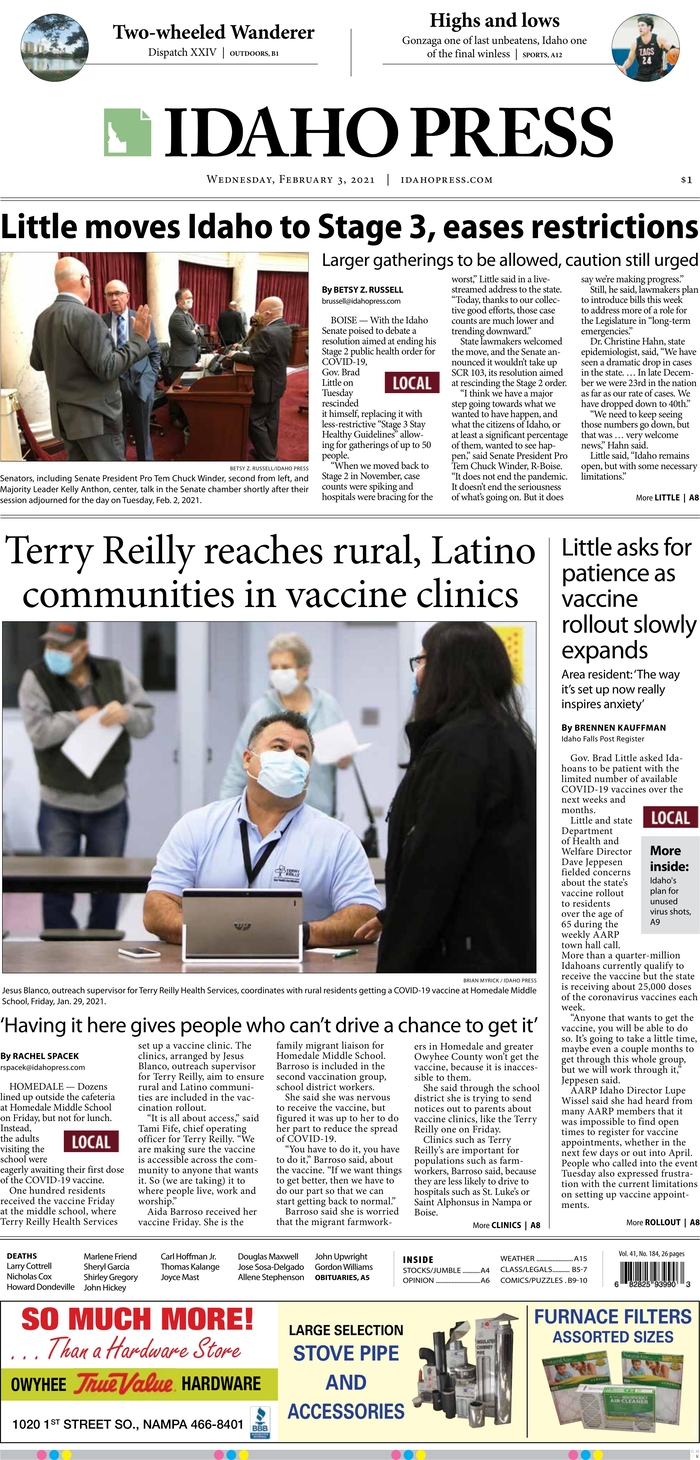 Sunday Press Tribune - Idaho