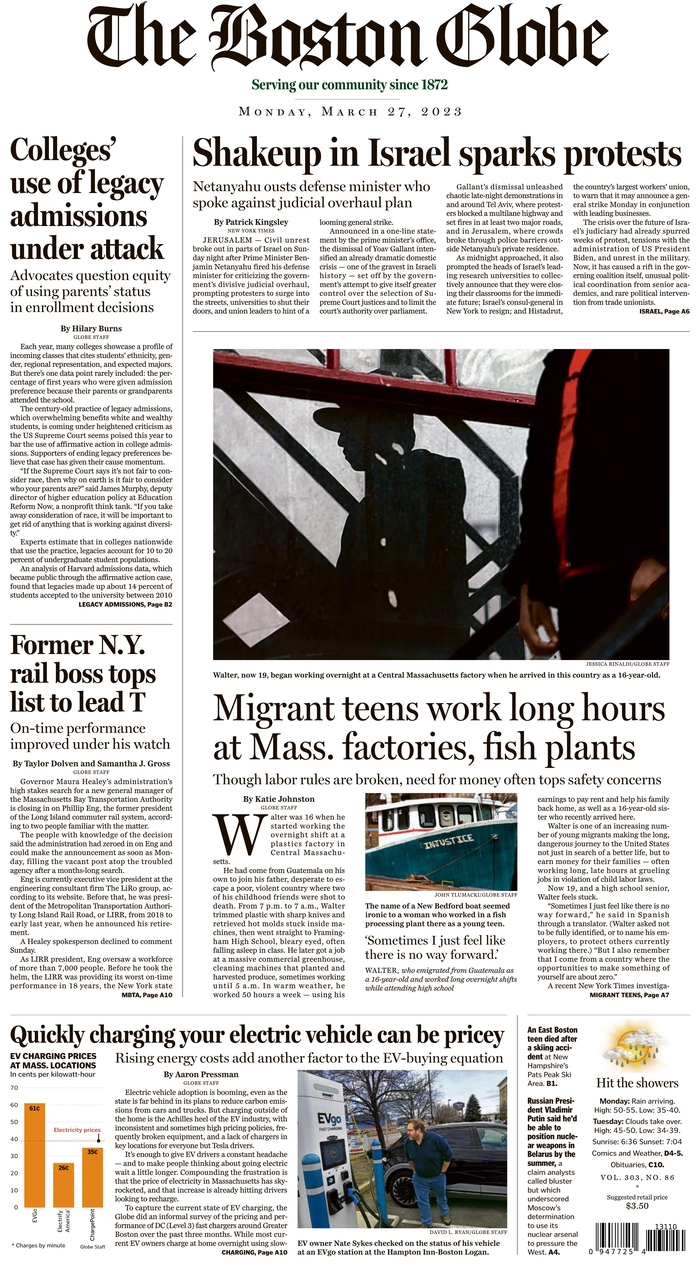 The Boston Globe - Massachusetts