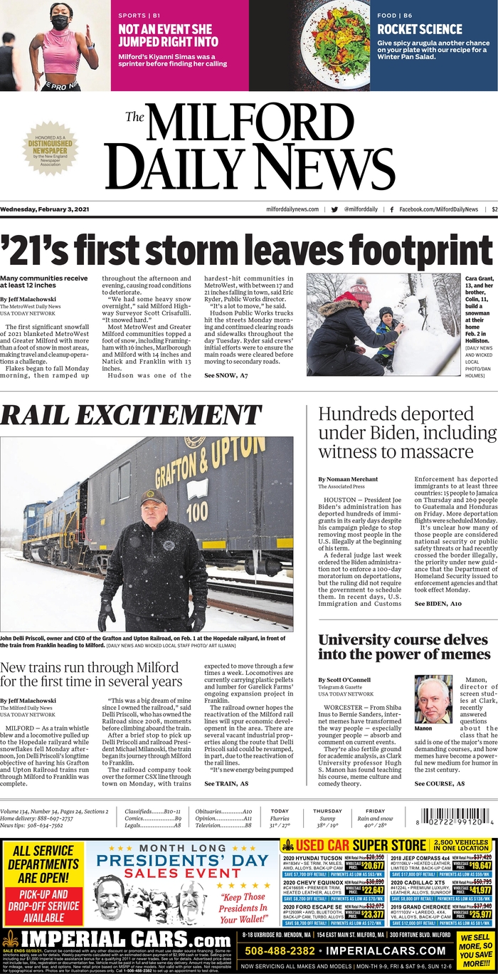 The Milford Daily News - Massachusetts