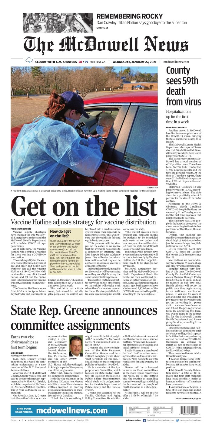 The McDowell News - Carolina do Norte