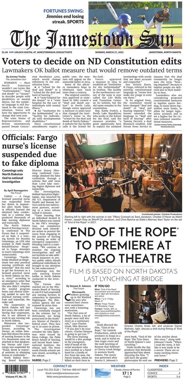 The Jamestown Sun - Dakota do norte