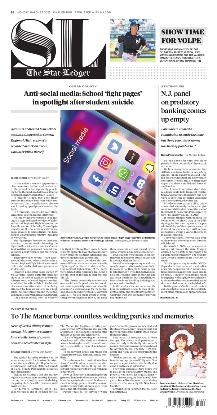 The Star Ledger - Nova Jersey